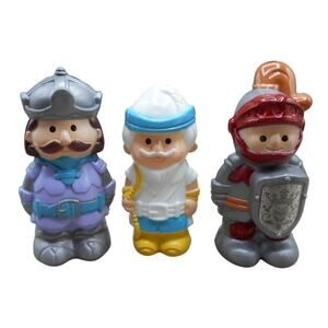 Imagiplay Knight's Castle Replacement Figure Lot: Archer, Knight, King